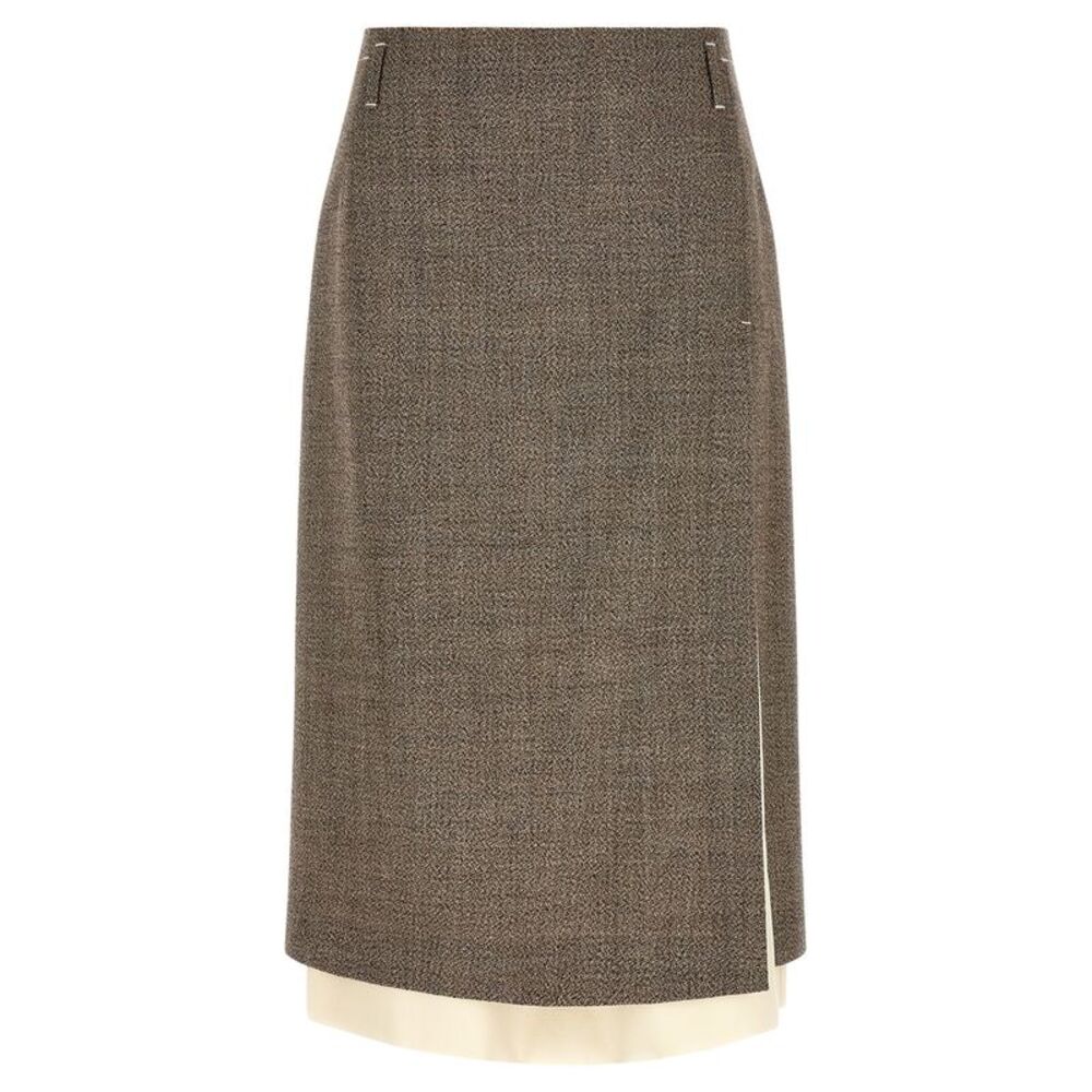 Tela Women Multi-Layer Hem Skirt